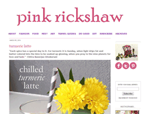 Tablet Screenshot of pinkrickshaw.com